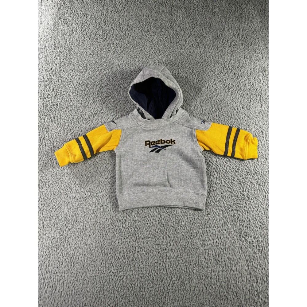 Vintage Reebok Hoodie Boys 18‎ Months Long Sleeve Pullover
